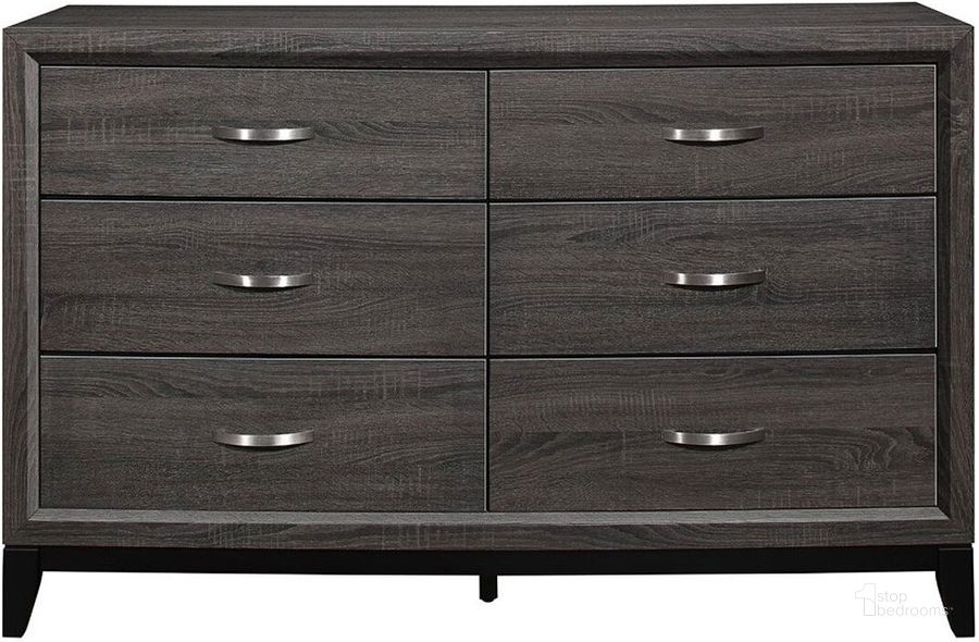 The appearance of Davi Dresser designed by Homelegance in the transitional interior design. This brown piece of furniture  was selected by 1StopBedrooms from Davi Collection to add a touch of cosiness and style into your home. Sku: 1645-5. Material: Wood. Product Type: Dresser. Image1