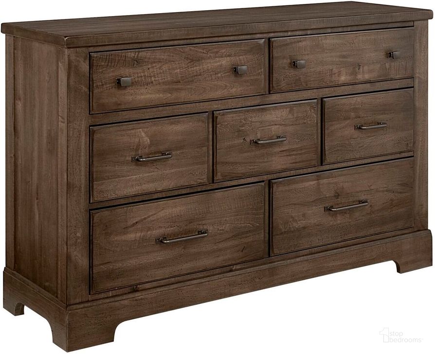 The appearance of Cool Rustic Mink Dresser designed by Artisan & Post in the rustic / southwestern interior design. This mink piece of furniture  was selected by 1StopBedrooms from Cool Rustic Collection to add a touch of cosiness and style into your home. Sku: 170-002. Product Type: Dresser.