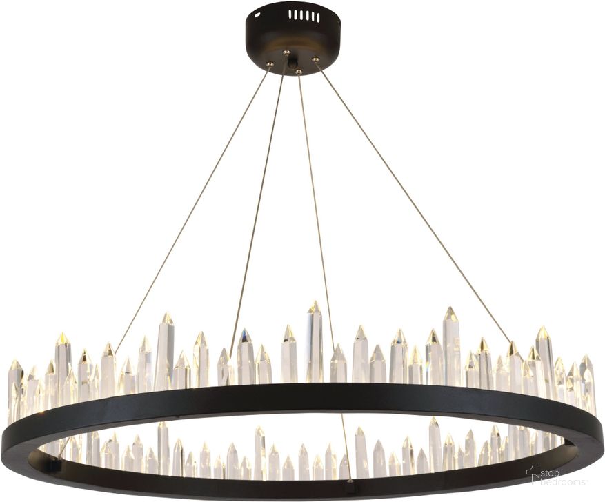 The appearance of Malta 31.5 Satin Dark Grey 40 Light Chandelier Royal Cut Crystal Trim designed by Elegant Lighting in the modern / contemporary interior design. This gray piece of furniture  was selected by 1StopBedrooms from Malta Collection to add a touch of cosiness and style into your home. Sku: 1705D31SDG. Material: Metal. Product Type: Chandelier.