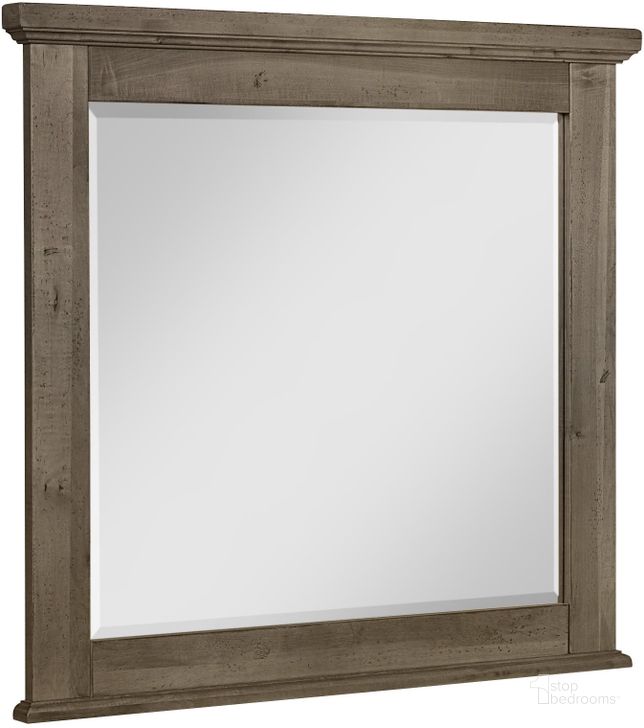 The appearance of Cool Rustic Stone Grey Landscape Mirror designed by Artisan & Post in the rustic / southwestern interior design. This brown piece of furniture  was selected by 1StopBedrooms from Cool Rustic Collection to add a touch of cosiness and style into your home. Sku: 172-446. Product Type: Dresser Mirror. Image1