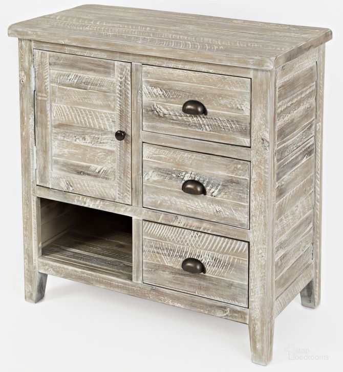 The appearance of Artisans Craft Washed Grey Accent Chest designed by Jofran in the transitional interior design. This cream piece of furniture  was selected by 1StopBedrooms from Artisan'S Craft Collection to add a touch of cosiness and style into your home. Sku: 1743-32. Material: Wood. Product Type: Accent Chest. Image1