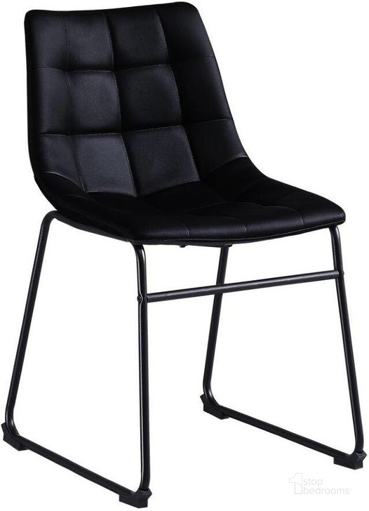 The appearance of 18 Inch Faux Leather Dining Side Chair Set of 2 In Black designed by Best Master Furniture in the modern / contemporary interior design. This black piece of furniture  was selected by 1StopBedrooms from  to add a touch of cosiness and style into your home. Sku: T13BLKC. Material: Faux Leather. Product Type: Side Chair.