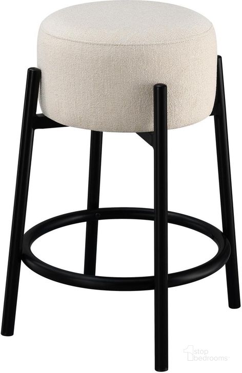 The appearance of 182175 White Counter Height Stool Set Of 2 designed by Coaster in the modern / contemporary interior design. This white piece of furniture  was selected by 1StopBedrooms from  to add a touch of cosiness and style into your home. Sku: 182175. Material: Metal. Product Type: Accent Chair. Image1