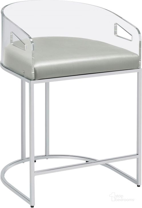 The appearance of 183405 Grey Counter Height Stool Set Of 2 designed by Coaster in the modern / contemporary interior design. This gray piece of furniture  was selected by 1StopBedrooms from  to add a touch of cosiness and style into your home. Sku: 183405. Product Type: Accent Chest. Material: Foam. Image1