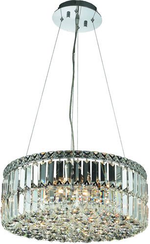 The appearance of V2030d20cRc Maxime 20 Chrome 12 Light Chandelier With Clear Royal Cut Crystal Trim designed by Elegant Lighting in the modern / contemporary interior design. This chrome piece of furniture  was selected by 1StopBedrooms from Maxime Collection to add a touch of cosiness and style into your home. Sku: V2030D20C/RC. Product Type: Chandelier. Material: Crystal.