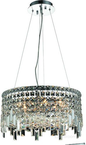 The appearance of V2031d20cRc Maxime 20 Chrome 12 Light Chandelier With Clear Royal Cut Crystal Trim designed by Elegant Lighting in the modern / contemporary interior design. This chrome piece of furniture  was selected by 1StopBedrooms from Maxime Collection to add a touch of cosiness and style into your home. Sku: V2031D20C/RC. Product Type: Chandelier. Material: Crystal.