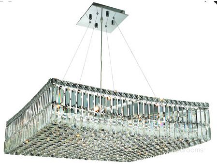 The appearance of V2032d28cRc Maxime 28 Chrome 12 Light Chandelier With Clear Royal Cut Crystal Trim designed by Elegant Lighting in the modern / contemporary interior design. This chrome piece of furniture  was selected by 1StopBedrooms from Maxime Collection to add a touch of cosiness and style into your home. Sku: V2032D28C/RC. Product Type: Chandelier. Material: Crystal.