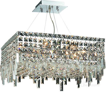 The appearance of V2033d20cRc Maxime 20 Chrome 12 Light Chandelier With Clear Royal Cut Crystal Trim designed by Elegant Lighting in the modern / contemporary interior design. This chrome piece of furniture  was selected by 1StopBedrooms from Maxime Collection to add a touch of cosiness and style into your home. Sku: V2033D20C/RC. Product Type: Chandelier. Material: Crystal.
