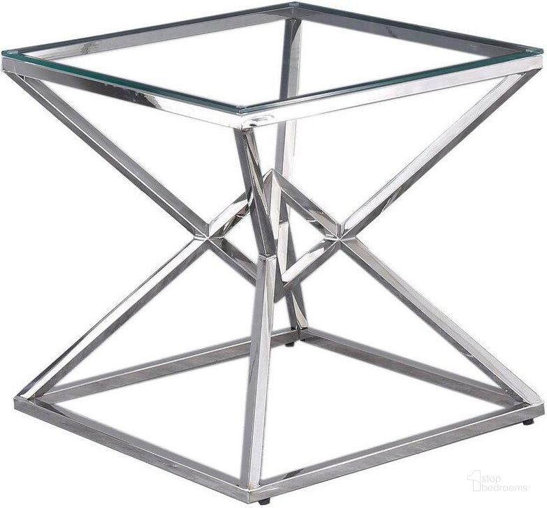 The appearance of 22 Inch Modern Clear Tempered Glass Side Table In Silver designed by Best Master Furniture in the modern / contemporary interior design. This silver piece of furniture  was selected by 1StopBedrooms from  to add a touch of cosiness and style into your home. Sku: E50S. Material: Glass. Product Type: Side Table.