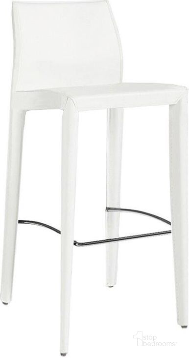 The appearance of 226-B Barstool In White designed by Bellini Modern Living in the modern / contemporary interior design. This white piece of furniture  was selected by 1StopBedrooms from  to add a touch of cosiness and style into your home. Sku: 226-B WHT. Material: Metal. Product Type: Barstool.