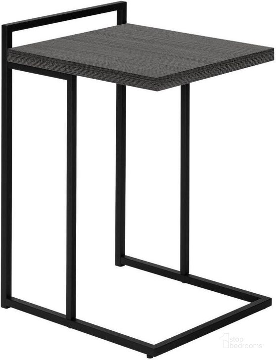 The appearance of 25 Inch Accent Table In Grey And Black Metal I 3634 designed by Monarch Specialties in the modern / contemporary interior design. This grey piece of furniture  was selected by 1StopBedrooms from  to add a touch of cosiness and style into your home. Sku: I 3634. Material: Metal. Product Type: Accent Table. Image1