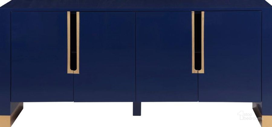 The appearance of Florence Sideboard and Buffet 312 designed by Meridian in the modern / contemporary interior design. This navy piece of furniture  was selected by 1StopBedrooms from Florence Collection to add a touch of cosiness and style into your home. Sku: 312. Product Type: Buffets, Sideboards and Server. Image1