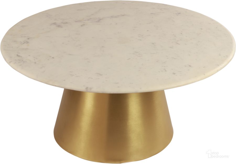 The appearance of Sorrento Coffee table designed by Meridian in the modern / contemporary interior design. This gold piece of furniture  was selected by 1StopBedrooms from Sorrento Collection to add a touch of cosiness and style into your home. Sku: 204-C-1;204-C-2. Product Type: Coffee Table. Image1