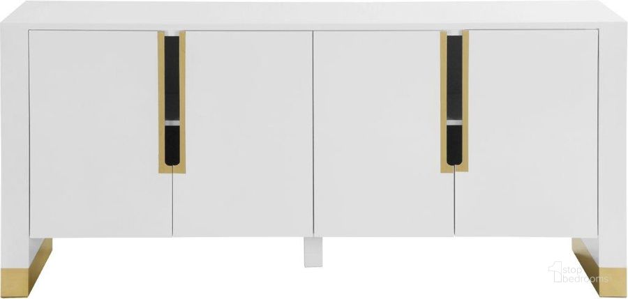 The appearance of Florence Sideboard and Buffet 313 designed by Meridian in the modern / contemporary interior design. This white piece of furniture  was selected by 1StopBedrooms from Florence Collection to add a touch of cosiness and style into your home. Sku: 313. Product Type: Buffets, Sideboards and Server. Image1