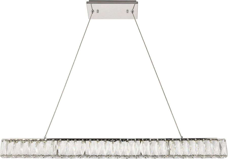 The appearance of 3502D38C Monroe 2" Chrome Chandelier With Clear Royal Cut Crystal Trim designed by Elegant Lighting in the glam interior design. This chrome piece of furniture  was selected by 1StopBedrooms from Monroe Collection to add a touch of cosiness and style into your home. Sku: 3502D38C. Product Type: Chandelier. Material: Stainless Steel. Image1