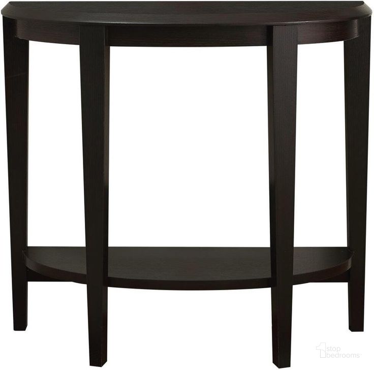 The appearance of 36 Inch Espresso Hall Console designed by Monarch Specialties in the modern / contemporary interior design. This espresso piece of furniture  was selected by 1StopBedrooms from  to add a touch of cosiness and style into your home. Sku: I 2450. Product Type: Console. Material: MDF. Image1