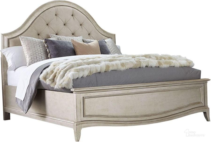 The appearance of Starlite Silver Cal. King Upholstered Panel Bed designed by A.R.T. in the modern / contemporary interior design. This silver piece of furniture  was selected by 1StopBedrooms from Starlite Collection to add a touch of cosiness and style into your home. Sku: 406146-2227HB;406136-2227FB;406137-2227RS. Bed Type: Panel Bed. Material: Fabric. Product Type: Panel Bed. Bed Size: California King. Image1