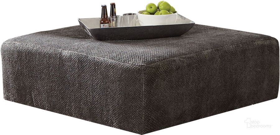 The appearance of Mammoth Smoke 40" Cocktail Ottoman designed by Jackson in the modern / contemporary interior design. This gray piece of furniture  was selected by 1StopBedrooms from Mammoth Collection to add a touch of cosiness and style into your home. Sku: 437612180658. Material: Fabric. Product Type: Ottoman. Image1