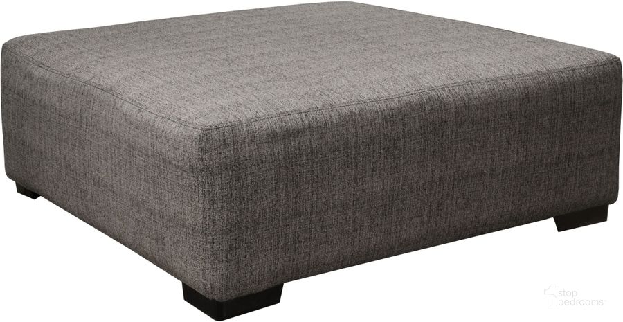 The appearance of Ava Pepper Cocktail Ottoman designed by Jackson in the transitional interior design. This gray piece of furniture  was selected by 1StopBedrooms from Ava Collection to add a touch of cosiness and style into your home. Sku: 449828179648. Material: Polyester. Product Type: Ottoman. Image1
