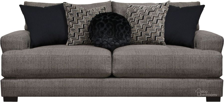 The appearance of Ava Pepper Sofa designed by Jackson in the transitional interior design. This gray piece of furniture  was selected by 1StopBedrooms from Ava Collection to add a touch of cosiness and style into your home. Sku: 449803179648287048. Material: Polyester. Product Type: Sofa. Image1