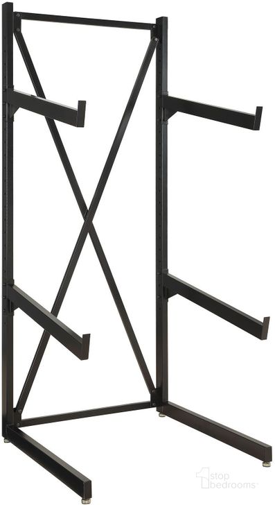 The appearance of Adjustable Arm Sofa Bed Rack designed by Coaster in the modern / contemporary interior design. This black piece of furniture  was selected by 1StopBedrooms from Adjustable Collection to add a touch of cosiness and style into your home. Sku: 500500. Material: Metal. Product Type: Rack. Image1