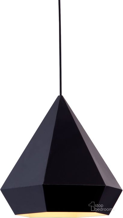 The appearance of Forecast Black Ceiling Lamp designed by Zuo Modern in the modern / contemporary interior design. This black piece of furniture  was selected by 1StopBedrooms from Forecast Collection to add a touch of cosiness and style into your home. Sku: 50168. Material: Metal. Product Type: Lamp. Image1