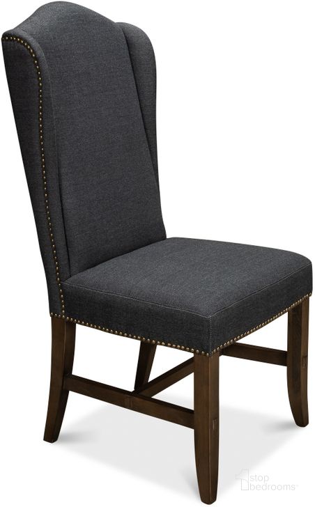 The appearance of Black High Back Dining Chair Set Of 2 designed by Sarreid in the traditional interior design. This black piece of furniture  was selected by 1StopBedrooms from  to add a touch of cosiness and style into your home. Sku: 53174. Product Type: Dining Chair. Image1