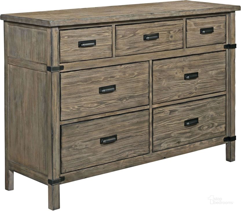 The appearance of Foundry Bureau designed by Kincaid in the country / farmhouse interior design. This brown piece of furniture  was selected by 1StopBedrooms from Foundry Collection to add a touch of cosiness and style into your home. Sku: 59-161. Material: Wood. Product Type: Dresser. Image1