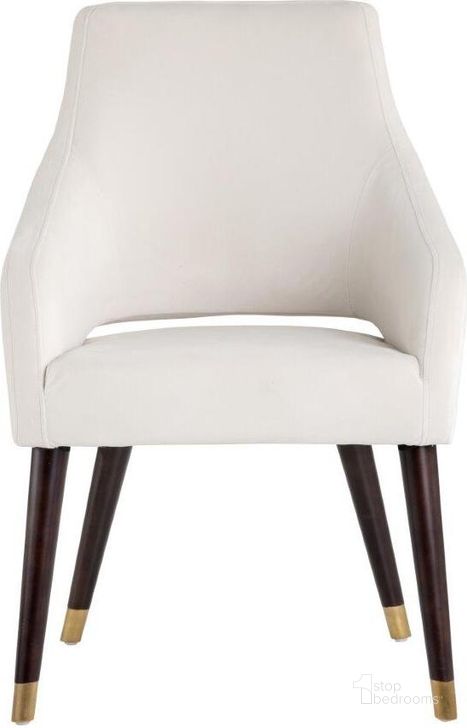 The appearance of 5west Calico Cream Adelaide Dining Chair designed by Sunpan in the modern / contemporary interior design. This cream piece of furniture  was selected by 1StopBedrooms from 5West Collection to add a touch of cosiness and style into your home. Sku: 103227. Material: Fabric. Product Type: Dining Chair. Image1