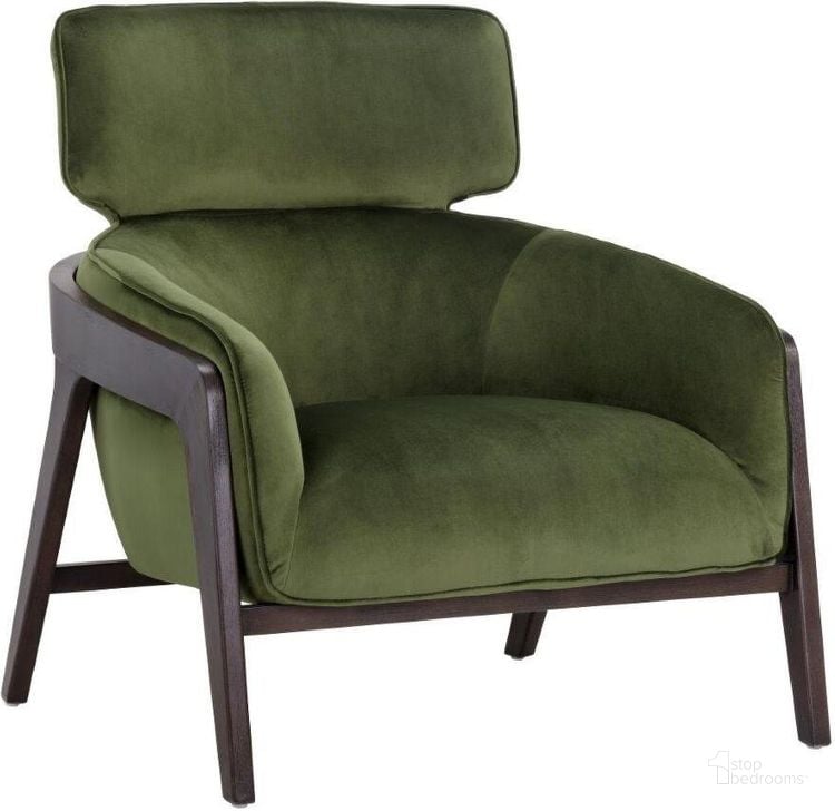 The appearance of 5West Maximus Moss Green Arm Chair designed by Sunpan in the transitional interior design. This green piece of furniture  was selected by 1StopBedrooms from 5West Collection to add a touch of cosiness and style into your home. Sku: 105409. Material: Fabric. Product Type: Accent Chair. Image1