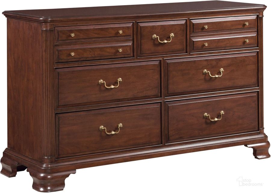 The appearance of Hadleigh Bureau designed by Kincaid in the transitional interior design. This brown piece of furniture  was selected by 1StopBedrooms from Hadleigh Collection to add a touch of cosiness and style into your home. Sku: 607-131. Material: Wood. Product Type: Dresser. Image1
