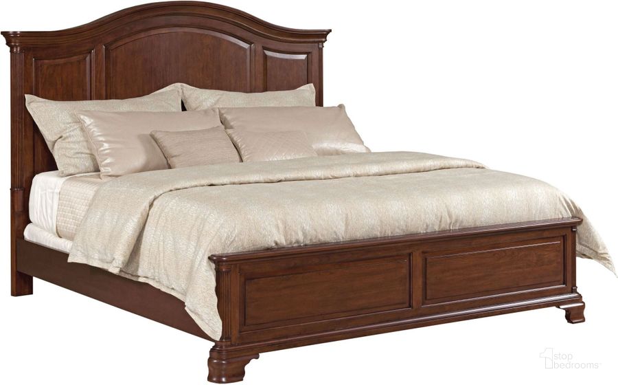 The appearance of Hadleigh King Panel Bed designed by Kincaid in the modern / contemporary interior design. This brown piece of furniture  was selected by 1StopBedrooms from Hadleigh Collection to add a touch of cosiness and style into your home. Sku: 607-316P. Bed Type: Panel Bed. Material: Wood. Product Type: Panel Bed. Bed Size: King. Image1