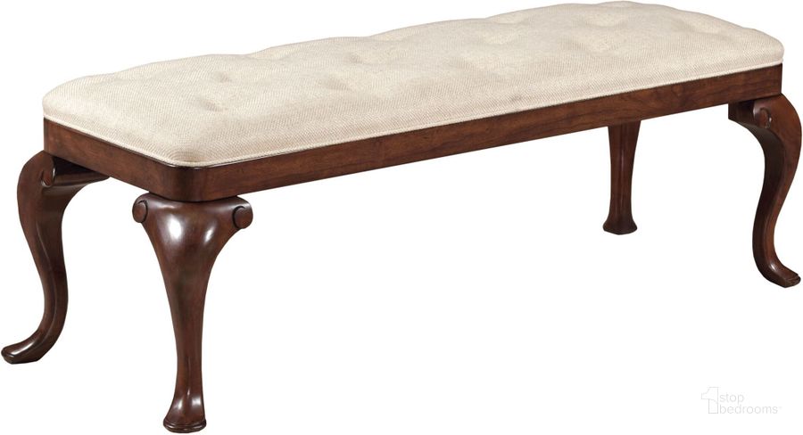 The appearance of Hadleigh Bed Bench designed by Kincaid in the transitional interior design. This cream piece of furniture  was selected by 1StopBedrooms from Hadleigh Collection to add a touch of cosiness and style into your home. Sku: 607-480. Material: Fabric. Product Type: Bench. Image1