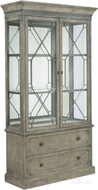 The appearance of Savona Versaille Larsson Display Cabinet designed by American Drew in the transitional interior design. This brown piece of furniture  was selected by 1StopBedrooms from Savona Collection to add a touch of cosiness and style into your home. Sku: 654-830R. Material: Wood. Product Type: Display Cabinet. Image1