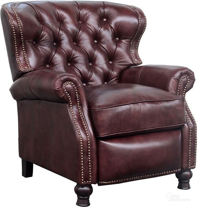 The appearance of Presidential Recliner (Fudge) designed by BarcaLounger in the traditional interior design. This fudge piece of furniture  was selected by 1StopBedrooms from Presidential Collection to add a touch of cosiness and style into your home. Sku: 74148570287. Material: Leather. Product Type: Recliner. Image1