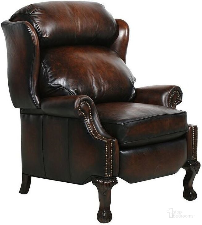 The appearance of Danbury II Recliner (Coffee) designed by BarcaLounger in the traditional interior design. This coffee piece of furniture  was selected by 1StopBedrooms from Danbury II Collection to add a touch of cosiness and style into your home. Sku: 74199540741. Material: Leather. Product Type: Recliner. Image1