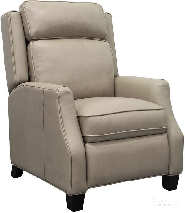 The appearance of Nixon Recliner (Cream) designed by BarcaLounger in the transitional interior design. This cream piece of furniture  was selected by 1StopBedrooms from Nixon Collection to add a touch of cosiness and style into your home. Sku: 74582570081. Material: Leather. Product Type: Recliner. Image1