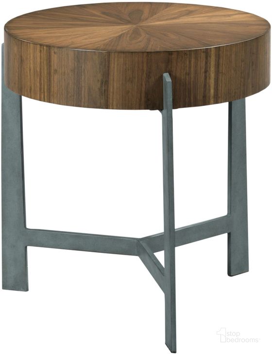 The appearance of AD Modern Synergy Brown Framing Lamp Table designed by American Drew in the modern / contemporary interior design. This brown piece of furniture  was selected by 1StopBedrooms from Ad Modern Synergy Collection to add a touch of cosiness and style into your home. Sku: 700-920. Table Top Shape: Round. Material: Metal. Product Type: Lamp Table. Image1