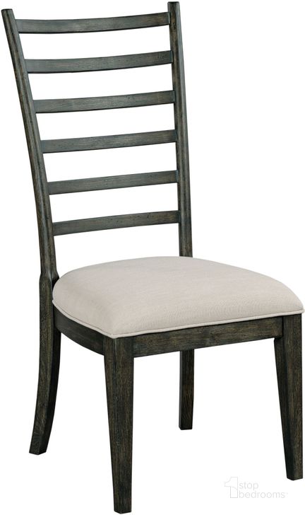 The appearance of Plank Road Charcoal Oakley Side Chair Set of 2 designed by Kincaid in the modern / contemporary interior design. This cream piece of furniture  was selected by 1StopBedrooms from Plank Road Collection to add a touch of cosiness and style into your home. Sku: 706-636C. Material: Fabric. Product Type: Side Chair. Image1