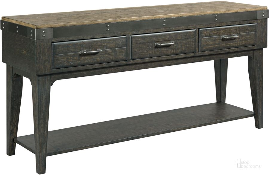 The appearance of Plank Road Charcoal Artisans Sideboard designed by Kincaid in the modern / contemporary interior design. This charcoal piece of furniture  was selected by 1StopBedrooms from Plank Road Collection to add a touch of cosiness and style into your home. Sku: 706-850C. Material: Wood. Product Type: Sideboard. Image1