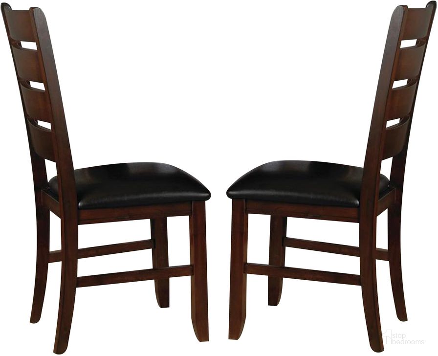 The appearance of Crown Mark Bardstown Side Chair in Espresso (Set of 2) designed by Crown Mark in the transitional interior design. This espresso piece of furniture  was selected by 1StopBedrooms from Bardstown Collection to add a touch of cosiness and style into your home. Sku: 2152S. Material: Wood. Product Type: Side Chair. Image1