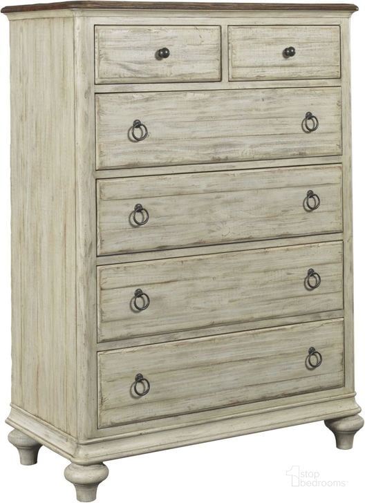 The appearance of Weatherford Cornsilk Hamilton Chest designed by Kincaid in the transitional interior design. This cream piece of furniture  was selected by 1StopBedrooms from Weatherford Collection to add a touch of cosiness and style into your home. Sku: 75-105. Material: Wood. Product Type: Chest. Image1