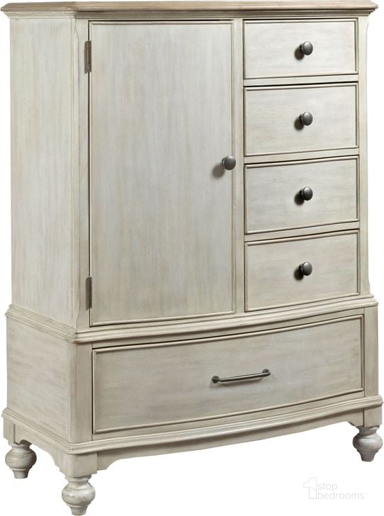 The appearance of Litchfield 2 Tone Calvin Door Chest designed by American Drew in the modern / contemporary interior design. This gray piece of furniture  was selected by 1StopBedrooms from Litchfield Collection to add a touch of cosiness and style into your home. Sku: 750-225. Material: Wood. Product Type: Chest. Image1