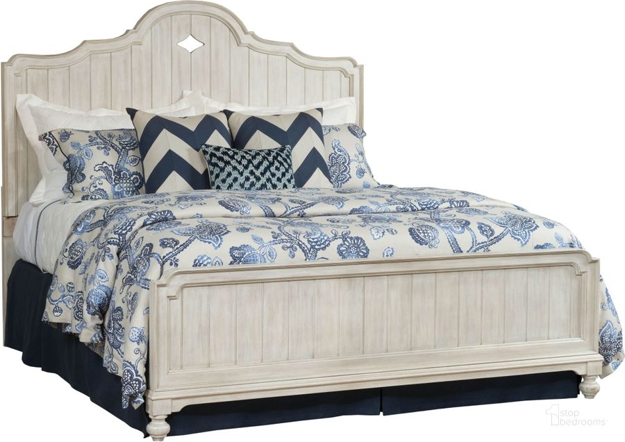 The appearance of Litchfield Sun Washed Laurel Queen Panel Bed designed by American Drew in the modern / contemporary interior design. This gray piece of furniture  was selected by 1StopBedrooms from Litchfield Collection to add a touch of cosiness and style into your home. Sku: 750-304R. Bed Type: Panel Bed. Material: Wood. Product Type: Panel Bed. Bed Size: Queen. Image1