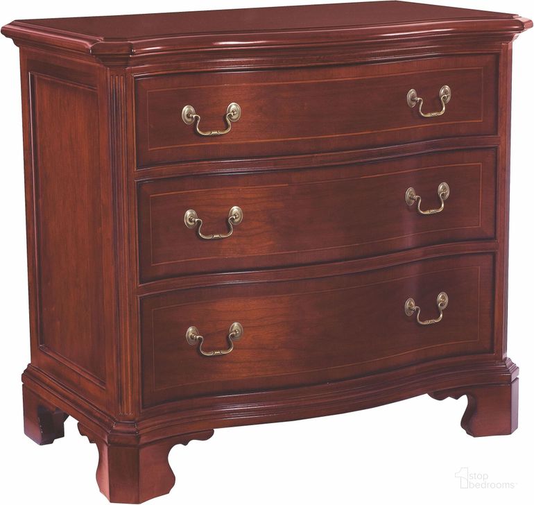 The appearance of Cherry Grove Classic Antique Cherry Bachelor Chest designed by American Drew in the traditional interior design. This brown piece of furniture  was selected by 1StopBedrooms from Cherry Collection to add a touch of cosiness and style into your home. Sku: 791-228. Material: Wood. Product Type: Chest. Image1