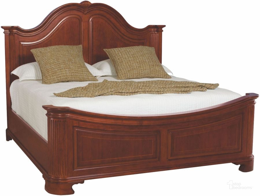 The appearance of Cherry Grove Classic Antique Cherry Queen Mansion Bed designed by American Drew in the traditional interior design. This brown piece of furniture  was selected by 1StopBedrooms from Cherry Collection to add a touch of cosiness and style into your home. Sku: 791-313R. Bed Type: Poster Bed. Material: Wood. Product Type: Poster Bed. Bed Size: Queen. Image1