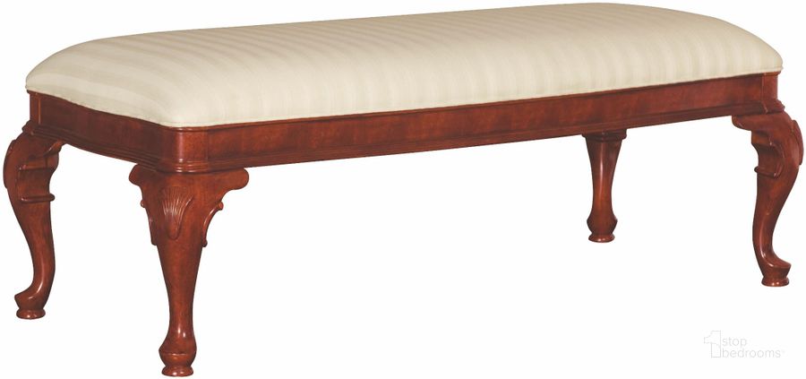 The appearance of Cherry Grove Classic Antique Cherry Bed Bench designed by American Drew in the traditional interior design. This brown piece of furniture  was selected by 1StopBedrooms from Cherry Collection to add a touch of cosiness and style into your home. Sku: 791-480. Material: Wood. Product Type: Bench. Image1