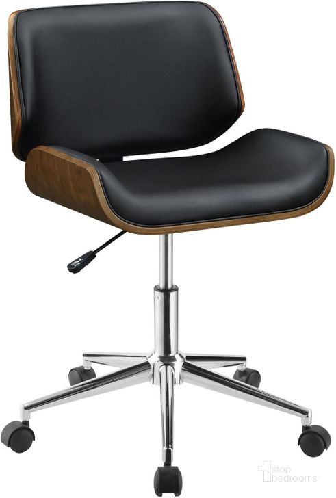 The appearance of 800612 Black Office Chair designed by Coaster in the modern / contemporary interior design. This black piece of furniture  was selected by 1StopBedrooms from Office Chairs Collection to add a touch of cosiness and style into your home. Sku: 800612. Material: Metal. Product Type: Office Chair. Image1