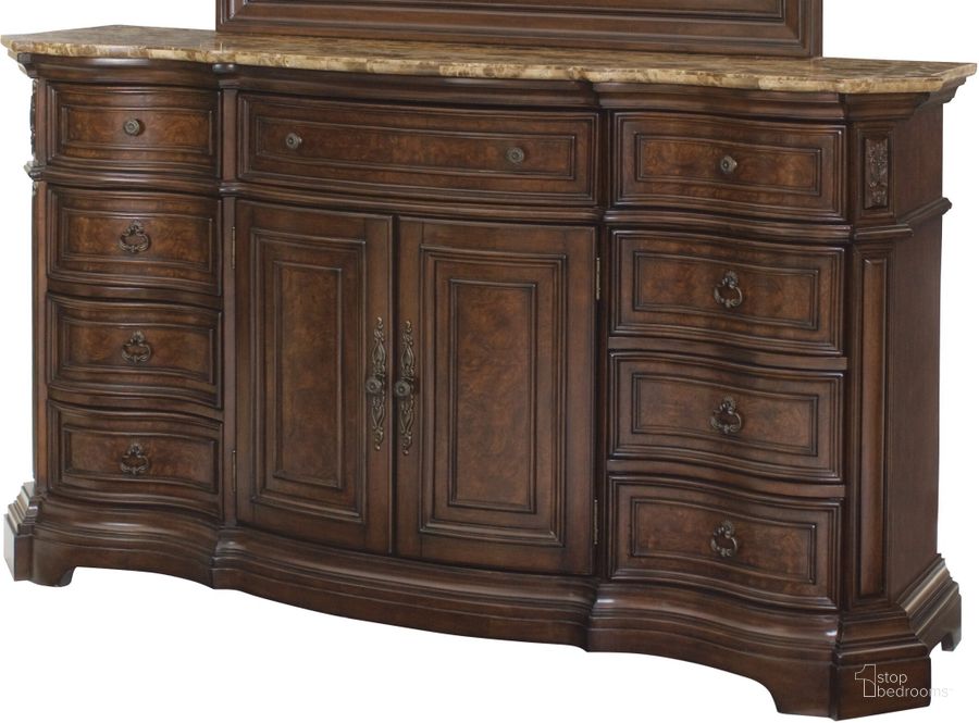 The appearance of Edington Door Dresser designed by Samuel Lawrence in the traditional interior design. This brown piece of furniture  was selected by 1StopBedrooms from Edington Collection to add a touch of cosiness and style into your home. Sku: 8328-015. Material: Wood. Product Type: Dresser. Image1