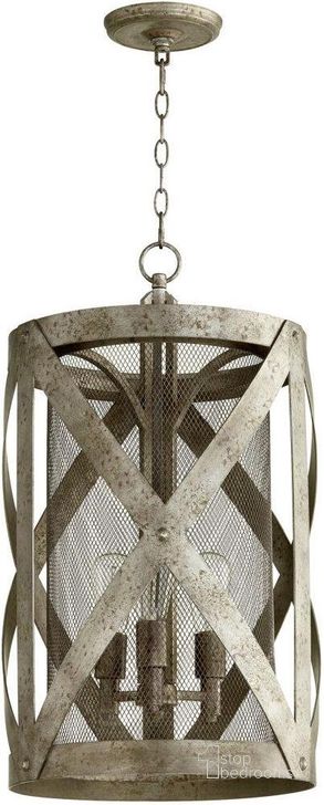 The appearance of 8366 Byzantine Graphite Pendant designed by Cyan Design in the modern / contemporary interior design. This silver piece of furniture  was selected by 1StopBedrooms from  to add a touch of cosiness and style into your home. Sku: 08366. Product Type: Pendant Lighting. Material: Iron.